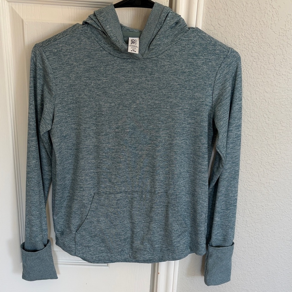 Athleta girl Blue Hooded Sweatshirt
